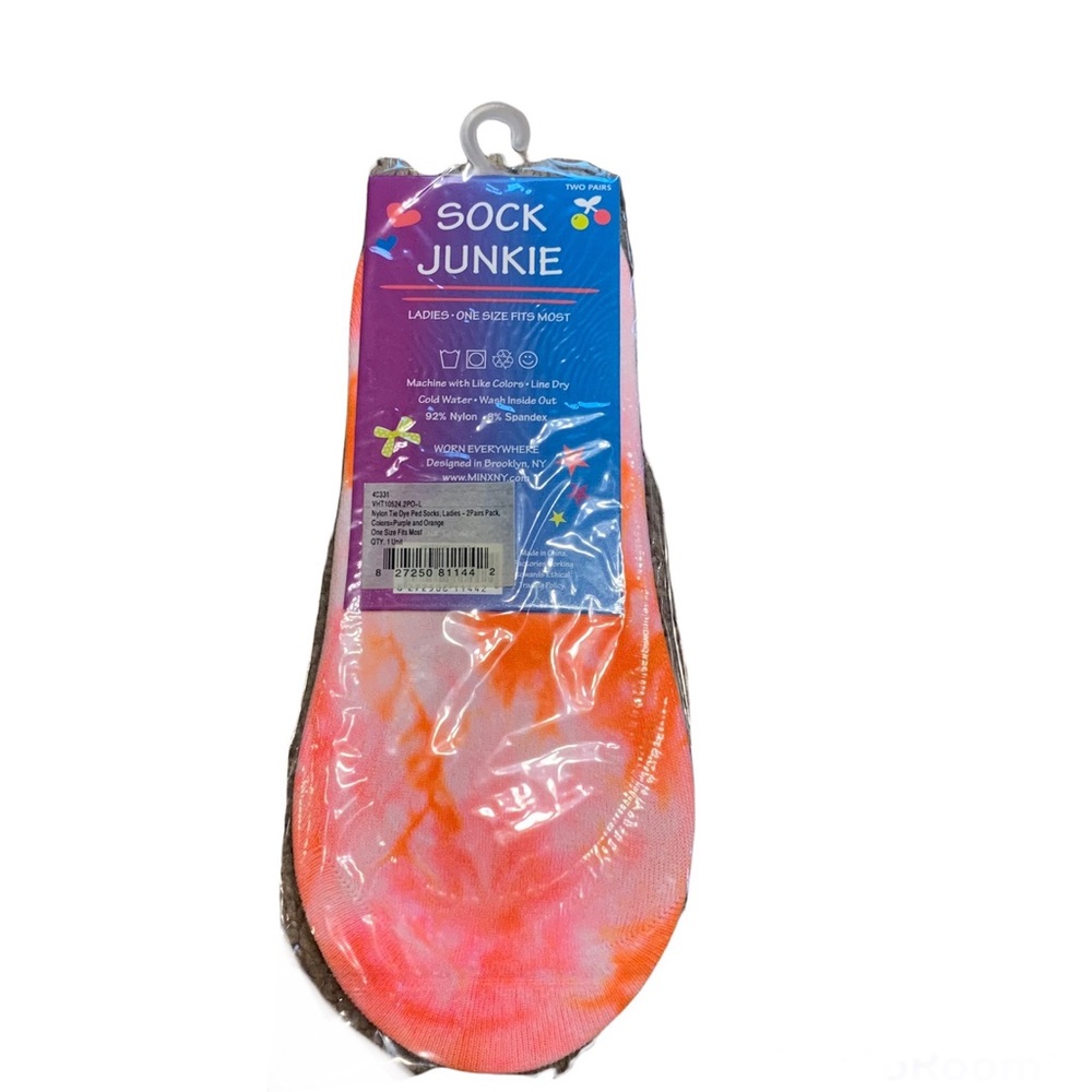 Sock Junkie No Show Tie Dyed Socks - Picture 4 of 4